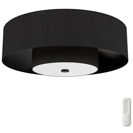 Hunter Brookside 30" 3 Blade LED Indoor Fandelier with Remote Control Matte Black